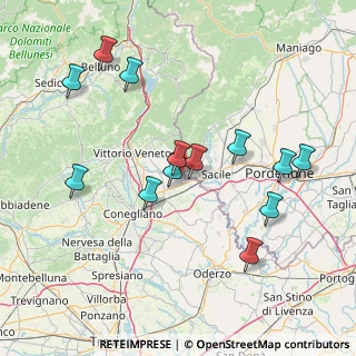 Mappa 31016 Cordignano TV, Italia (15.42923)