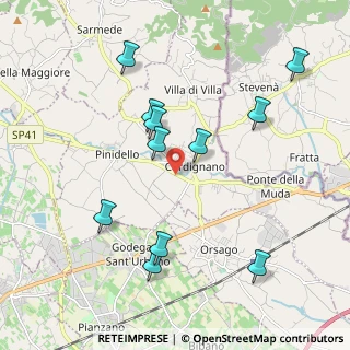 Mappa 31016 Cordignano TV, Italia (2.04636)