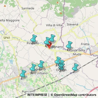 Mappa 31016 Cordignano TV, Italia (1.91273)