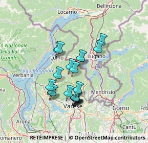 Mappa 21030 Marchirolo VA, Italia (10.9825)