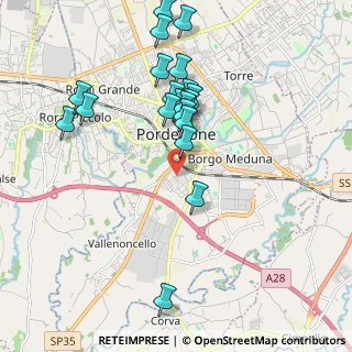 Mappa Via Pietro del Zoccolo, 33170 Pordenone PN, Italia (1.93)