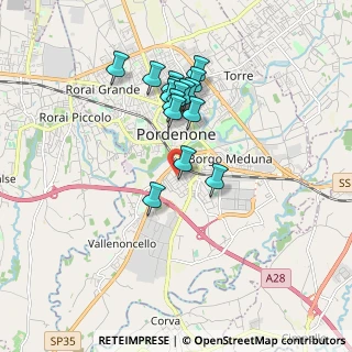 Mappa Via Del Zoccolo Pietro, 33170 Pordenone PN, Italia (1.4825)