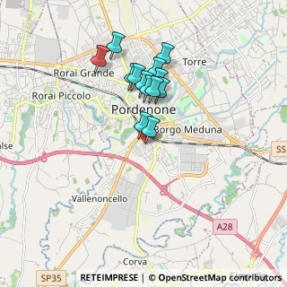 Mappa Via Pietro del Zoccolo, 33170 Pordenone PN, Italia (1.44)