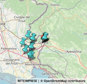 Mappa Via del Seminario, 34070 Gorizia GO, Italia (8.7015)