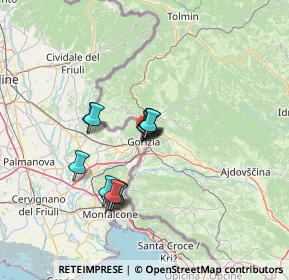 Mappa Via del Seminario, 34070 Gorizia GO, Italia (9.90538)