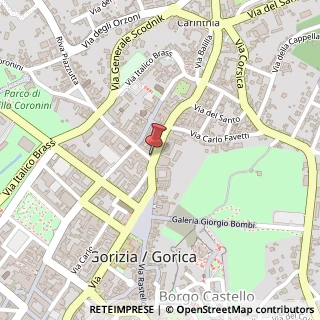 Mappa Via del Seminario, 2, 34070 Gorizia, Gorizia (Friuli-Venezia Giulia)