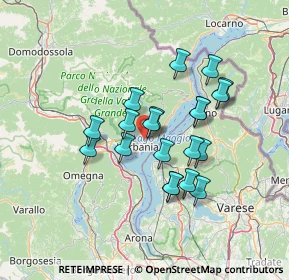 Mappa Vicolo Isonzo, 28921 Pallanza VB, Italia (11.1925)