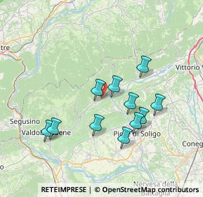 Mappa Via Roma, 31050 Miane TV, Italia (6.53727)