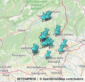 Mappa Via Roma, 31050 Miane TV, Italia (9.438)