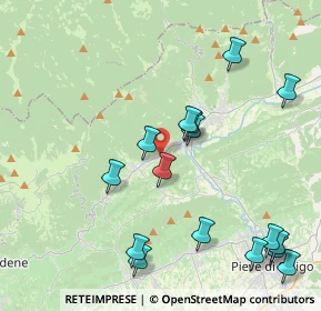 Mappa Via Roma, 31050 Miane TV, Italia (4.68813)