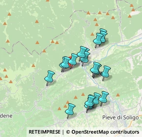 Mappa Via Roma, 31050 Miane TV, Italia (3.1405)