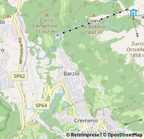 Mappa 23816 Barzio LC, Italia (0.4085)