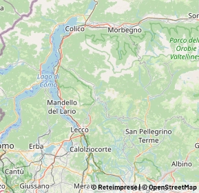 Mappa 23816 Barzio LC, Italia (20.76308)