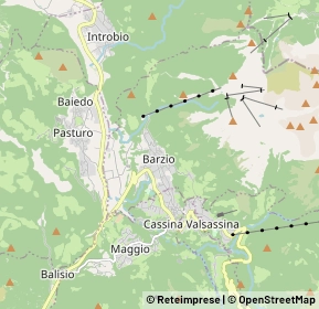Mappa 23816 Barzio LC, Italia (1.587)