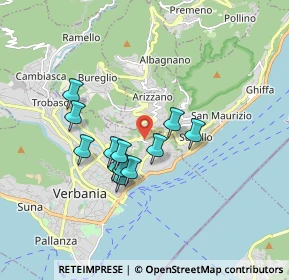 Mappa Vicolo Torchiedo, 28921 Verbania VB, Italia (1.39833)