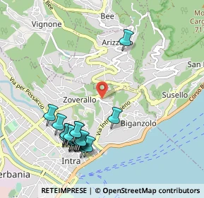 Mappa Vicolo Torchiedo, 28921 Verbania VB, Italia (1.093)