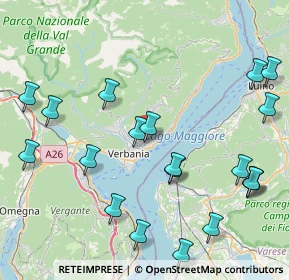 Mappa Vicolo Torchiedo, 28921 Verbania VB, Italia (9.964)