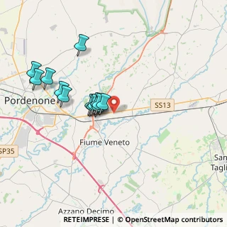 Mappa Via Alessandro Volta, 33080 Poincicco PN, Italia (3.24231)
