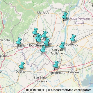 Mappa Via Alessandro Volta, 33080 Poincicco PN, Italia (12.91786)