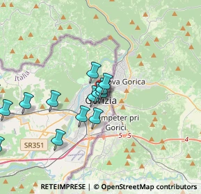 Mappa Via Bellinzona, 34170 Gorizia GO, Italia (3.62357)