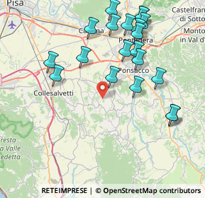 Mappa Via le Prata, 56040 Crespina Lorenzana PI, Italia (8.9815)