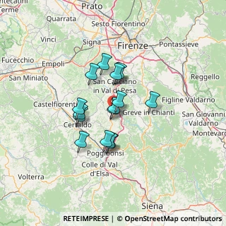 Mappa Str. delle Lame, 50028 Tavarnelle Val di Pesa FI, Italia (9.88125)