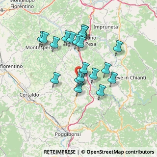 Mappa Str. delle Lame, 50028 Tavarnelle Val di Pesa FI, Italia (6.5615)