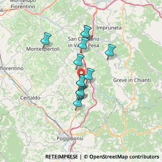 Mappa Str. delle Lame, 50028 Tavarnelle Val di Pesa FI, Italia (5.42083)