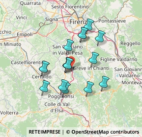 Mappa Via Caravaggio, 50028 Barberino Tavarnelle FI, Italia (11.66)