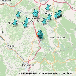Mappa Via Caravaggio, 50028 Barberino Tavarnelle FI, Italia (8.961)