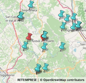Mappa Via Chiantigiana, 50022 Greve in Chianti FI, Italia (9.5265)