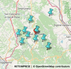 Mappa Via Chiantigiana, 50022 Greve in Chianti FI, Italia (5.735)
