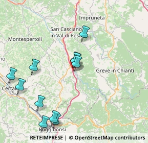 Mappa Via Borromini, 50028 Tavarnelle Val di Pesa FI, Italia (8.87364)
