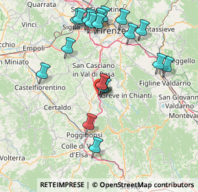 Mappa Via Borromini, 50028 Tavarnelle Val di Pesa FI, Italia (17.2745)