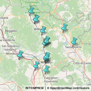 Mappa Via Fratelli Rosselli, 52010 Subbiano AR, Italia (14.62563)