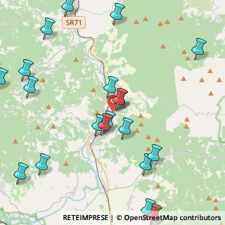 Mappa Via Fratelli Rosselli, 52010 Subbiano AR, Italia (5.535)
