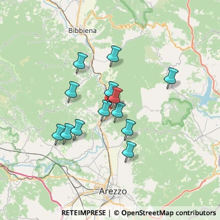 Mappa Via Fratelli Rosselli, 52010 Subbiano AR, Italia (6.10846)