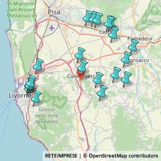 Mappa CAP, 57014 Collesalvetti LI, Italia (9.701)
