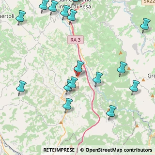 Mappa Strada del Cerro, 50028 Barberino Tavarnelle FI, Italia (5.98833)