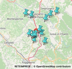 Mappa Strada del Cerro, 50028 Barberino Tavarnelle FI, Italia (5.37846)