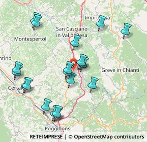 Mappa Strada del Cerro, 50028 Barberino Tavarnelle FI, Italia (8.405)