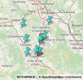 Mappa Strada del Cerro, 50028 Barberino Tavarnelle FI, Italia (10.97818)