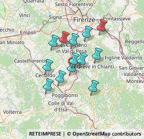 Mappa Tavarnelle Val Di Pesa, 50028 Barberino Tavarnelle FI, Italia (10.41)