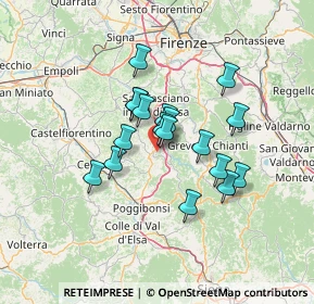 Mappa Tavarnelle Val Di Pesa, 50028 Barberino Tavarnelle FI, Italia (10.38556)