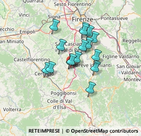 Mappa Tavarnelle Val Di Pesa, 50028 Barberino Tavarnelle FI, Italia (10.26)