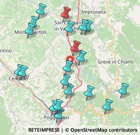 Mappa Tavarnelle Val Di Pesa, 50028 Barberino Tavarnelle FI, Italia (9.3375)