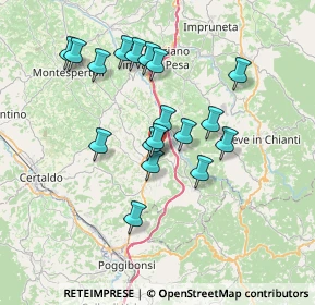 Mappa Tavarnelle Val Di Pesa, 50028 Barberino Tavarnelle FI, Italia (6.57556)