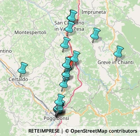Mappa Tavarnelle Val Di Pesa, 50028 Barberino Tavarnelle FI, Italia (7.79)