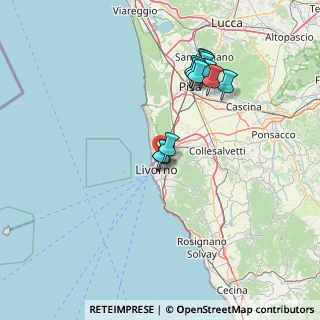 Mappa Via Genova, 57122 Livorno LI, Italia (14.12167)