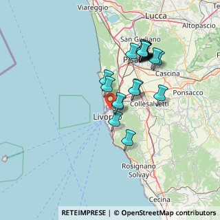 Mappa Via Genova, 57122 Livorno LI, Italia (13.2595)